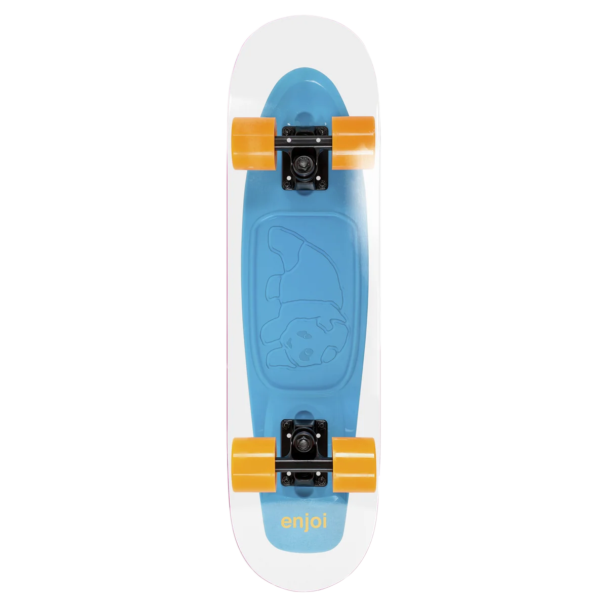ENJOI BIG BOX PLASTIC SKATEBOARD DECK-8.0 WHITE
