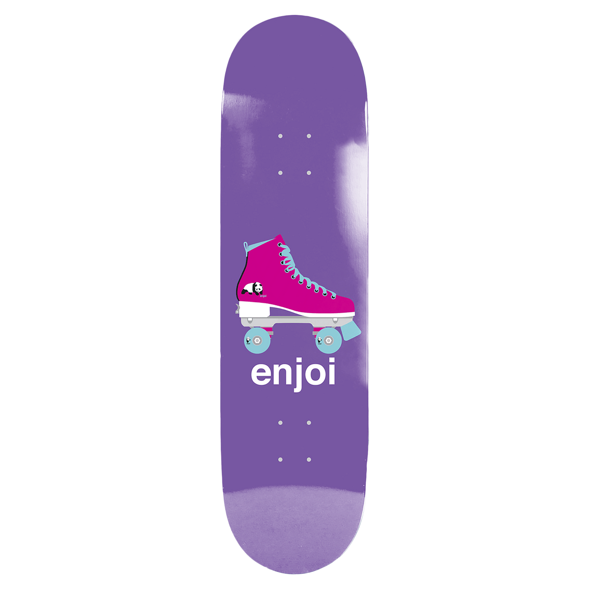 ENJOI BIG BOX RETRO SKATE SKATEBOARD DECK-8.25 PURPLE R7