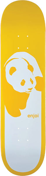 ENJOI CLASSIC PANDA SKATEBOARD DECK-8.25 GOLD
