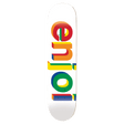 ENJOI HELVETICA NEUE SKATEBOARD DECK-8.0 WHITE R7