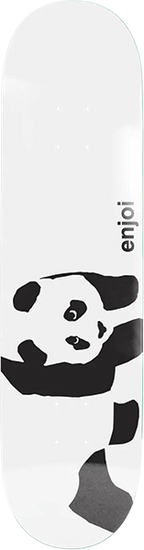 ENJOI WHITEY PANDA SKATEBOARD DECK-8.37 resin 7 w/MOB GRIP
