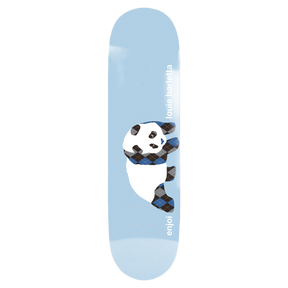 ENJOI BARLETTA ARGYLE PANDA SKATEBOARD DECK-8.0 LT.BLUE