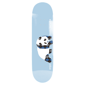 ENJOI BARLETTA ARGYLE PANDA SKATEBOARD DECK-8.5 LT.BLUE