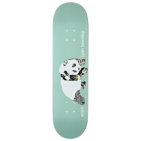 ENJOI TOWNLEY COLLAGE PANDA SKATEBOARD DECK-8.25 SAGE