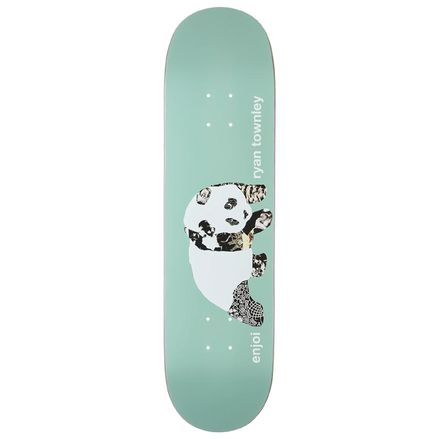 ENJOI TOWNLEY COLLAGE PANDA SKATEBOARD DECK-8.25 SAGE