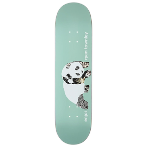 ENJOI TOWNLEY COLLAGE PANDA SKATEBOARD DECK-8.5 SAGE
