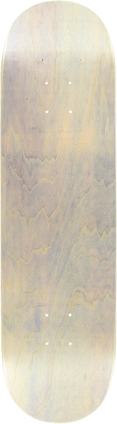 OK STD BLANK SKATEBOARD DECK-8.125 ASST.STAIN