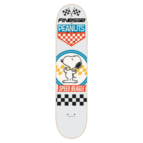 FINESSE PEANUTS SNOOPY SPEED BEAGLE SKATEBOARD DECK-8.75