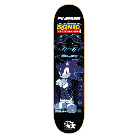 FINESSE SONIC VS EGGMAN SKATEBOARD DECK-8.6