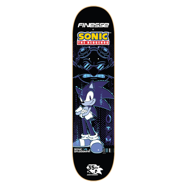 FINESSE SONIC VS EGGMAN SKATEBOARD DECK-8.6
