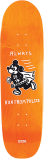 5BORO ALWAYS RUN SKATEBOARD DECK-8.75X31.75 ORG