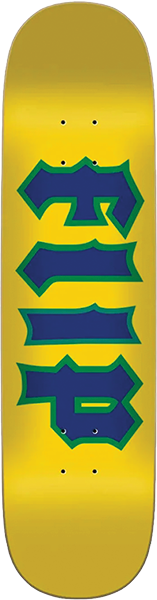 FLIP CANCELLED SKATEBOARD DECK-8.4 YELLOW