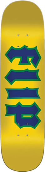 FLIP CANCELLED SKATEBOARD DECK-8.4 YELLOW