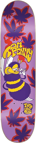 FLIP HIGH IN A HAZE SKATEBOARD DECK-7.75 PURPLE