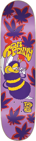 FLIP HIGH IN A HAZE SKATEBOARD DECK-7.75 PURPLE