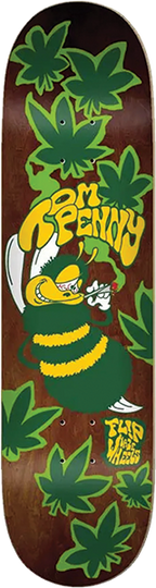 FLIP HIGH IN A HAZE SKATEBOARD DECK-8.25 GREEN