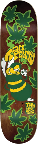 FLIP HIGH IN A HAZE SKATEBOARD DECK-8.25 GREEN