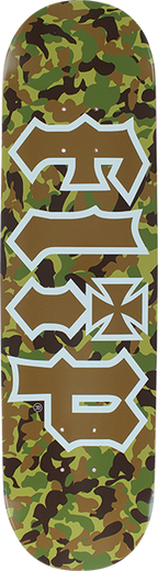 FLIP HKD COMBAT SKATEBOARD DECK-8.0 BROWN