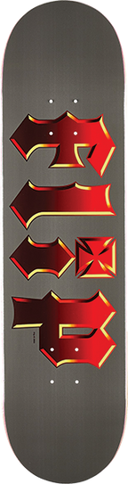 FLIP HKD INFERNO SKATEBOARD DECK-8.25 GREY