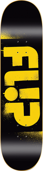 FLIP ODYSSEY STENCIL SKATEBOARD DECK-8.25 YELLOW