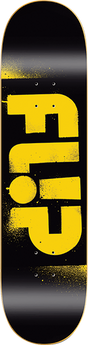 FLIP ODYSSEY STENCIL SKATEBOARD DECK-8.25 YELLOW