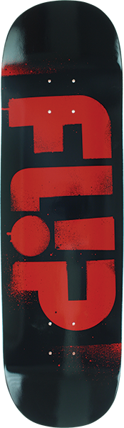 FLIP ODYSSEY STENCIL SKATEBOARD DECK-8.5 RED