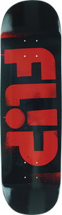 FLIP ODYSSEY STENCIL SKATEBOARD DECK-8.5 RED