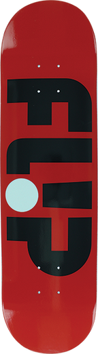 FLIP ODYSSEY LOGO SKATEBOARD DECK-8.13 RED