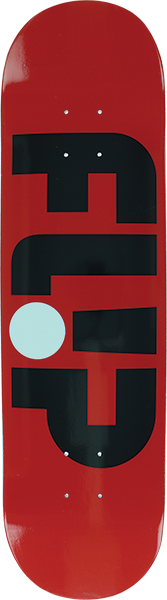 FLIP ODYSSEY LOGO SKATEBOARD DECK-8.13 RED