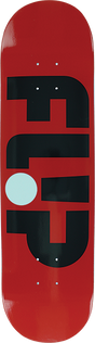 FLIP ODYSSEY LOGO SKATEBOARD DECK-8.13 RED