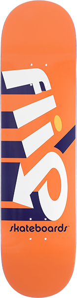 FLIP STROBE SKATEBOARD DECK-8.25 ORANGE