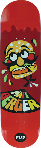 FLIP BERGER BLOCK SKATEBOARD DECK-8.25