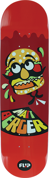 FLIP BERGER BLOCK SKATEBOARD DECK-8.25
