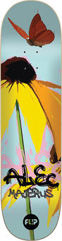 FLIP MAJERUS FLOWER POWER SKATEBOARD DECK-8.38