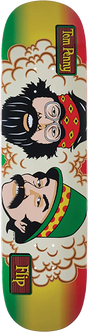FLIP PENNY RASTA STRIPE SKATEBOARD DECK-8.25