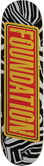 FOUNDATION BAR SKATEBOARD DECK-8.0