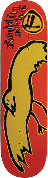 FOUNDATION F BIRD SKATEBOARD DECK 8.25