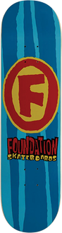 FOUNDATION REBOOT SKATEBOARD DECK-8.0