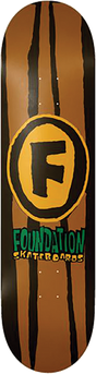 FOUNDATION REBOOT SKATEBOARD DECK-8.38  w/ grip