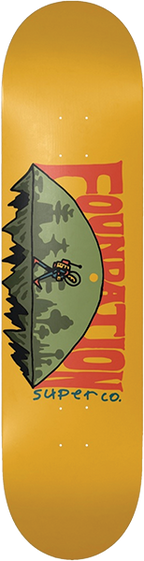 FOUNDATION SPACE HIKER SKATEBOARD DECK 8.38
