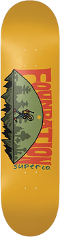 FOUNDATION SPACE HIKER SKATEBOARD DECK 8.38