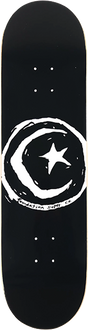 FOUNDATION STAR & MOON SKATEBOARD DECK-8.37 BLACK