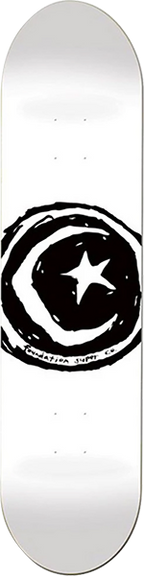 FOUNDATION STAR & MOON SKATEBOARD DECK-8.38 WHITE