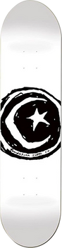 FOUNDATION STAR & MOON SKATEBOARD DECK-8.38 WHITE