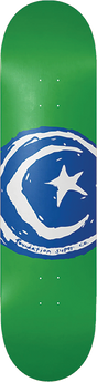 FOUNDATION STAR & MOON SKATEBOARD DECK-8.5 GREEN