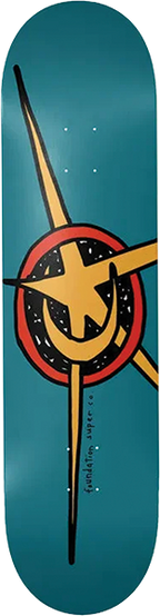 FOUNDATION STARBURST SKATEBOARD DECK 8.25