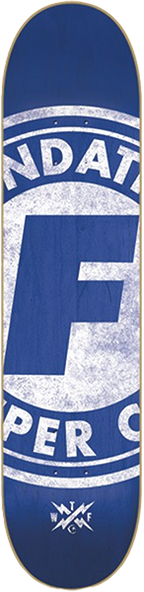 FOUNDATION SUPER CO Skateboard Deck-8.0 BLUE