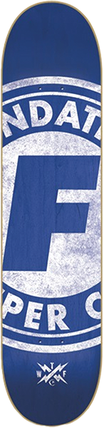 FOUNDATION SUPER CO Skateboard Deck-8.0 BLUE