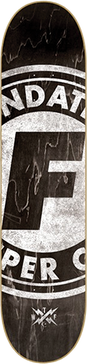FOUNDATION SUPER CO Skateboard Deck-8.25 BLACK