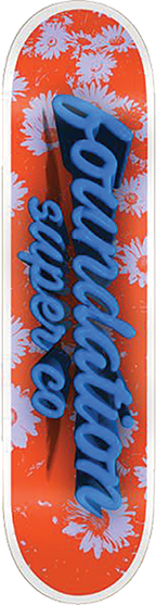 FOUNDATION 3D SKATEBOARD DECK-8.38 BLUE